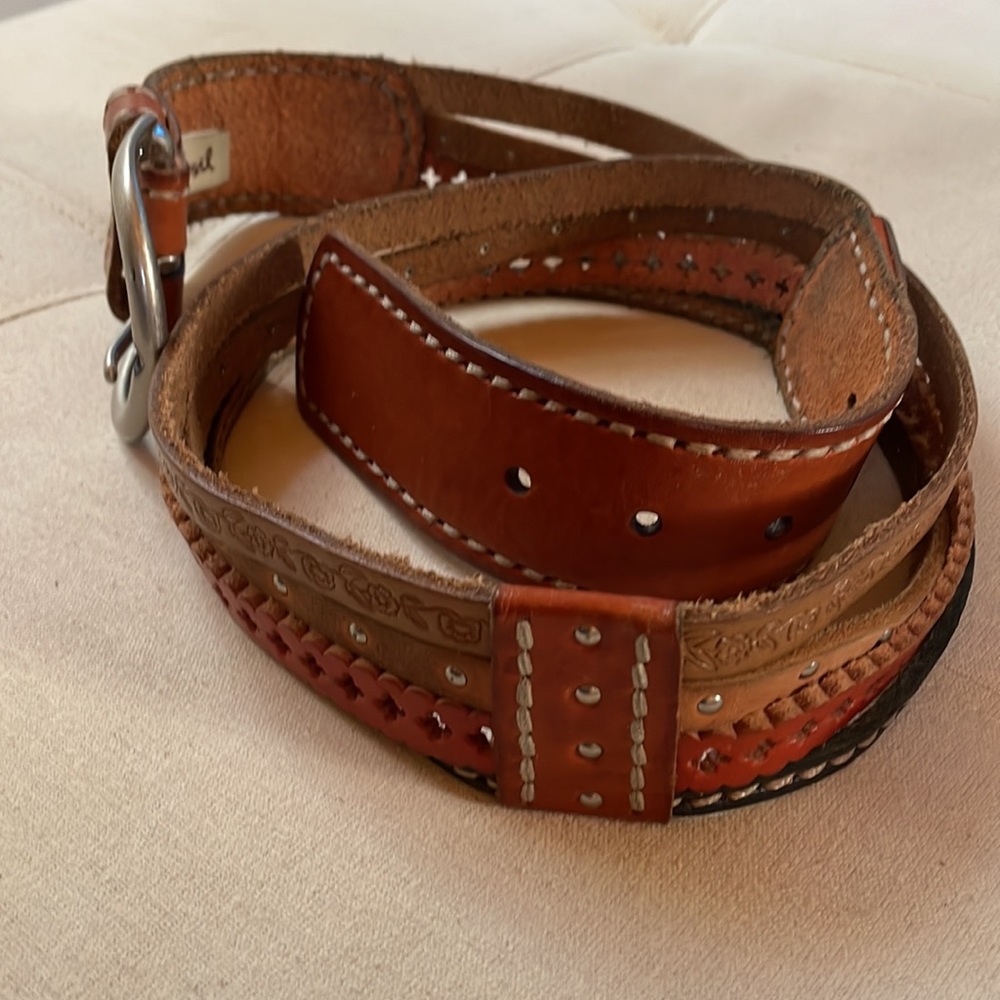 Fossil Vintage Genuine Leather Belt, Size M - Picture 6 of 12